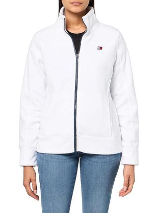 Женская флисовая куртка tommy hilfiger на молнии
