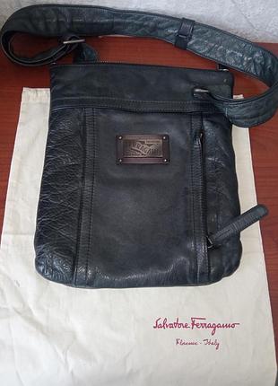 Кожаная сумка salvatore ferragamo