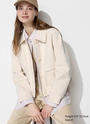 Куртка-сорочка uniqlo на ґудзиках