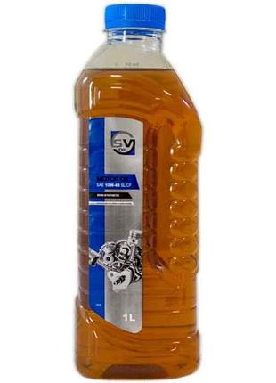 Масло моторное полусинтетическое semi-synthetic sv sl/cf 10w-40 1л тм sv oil
