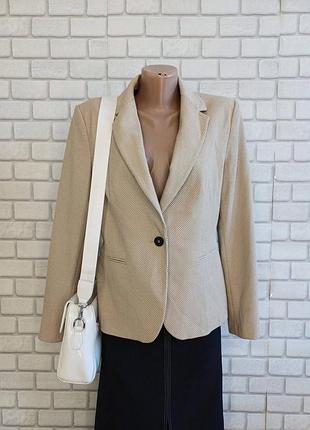 Новый фирменный zara стильный классический жакет/пиджак в цвете беж, размер m-l
