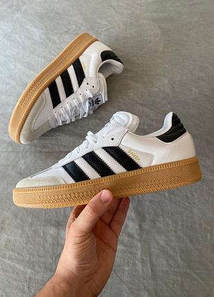Оригинальные мужские кроссовки adidas samba xlg белые арт: ie1377