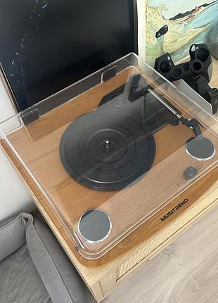 Вініловий програвач musitrend wood з bluetooth