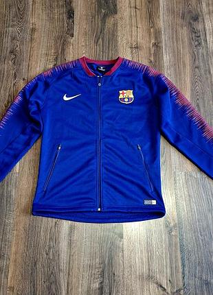 Мужская уникальная футбольная кофта jersey nike fc barcelona