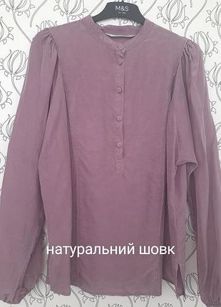 Блуза из натурального шелка