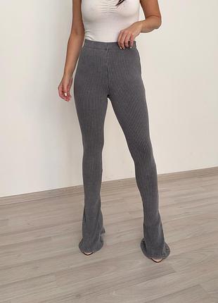 Лосини кльош в рубчик zara