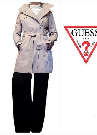 Нрвый тренч с капюшоном оригинал guess