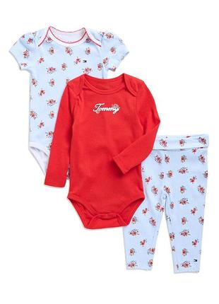 Комплект для новорожденных Tommy hilfiger два боди и леггинсы