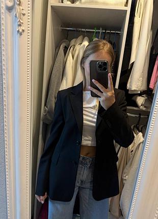 Жакет чорний zara