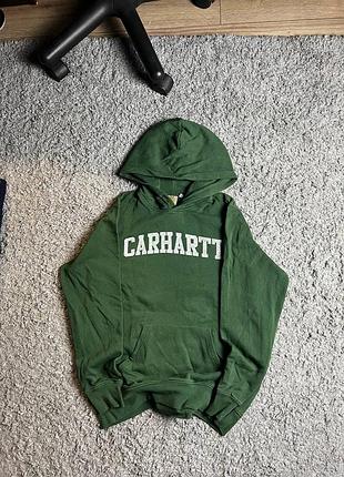 Худи carhartt   состояние хорошо( принт потрескался ) размер с-м   замеры  длина-69 груди-52 длина рукава от плеча-62  цена-300грн