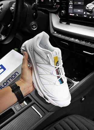 Підліткові спортивні кросівки salomon xt 6, демісезонні кросівки для підлітків, білі кросівки саломон 38