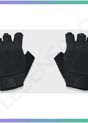 Рукавички under armour m's training gloves черные для мужчин с текстурированной тканью и липучкой sku_1369826-001