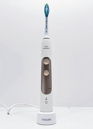 🔥електрична зубна щітка philips sonicare expertclean 7300 hx9601/03 hx960g, 3-ри режими, звукова, відбілювання й полірування, масаж ясен, повсякденна