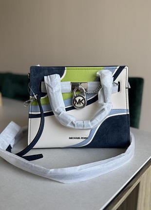 Сумка michael kors hamilton small patchwork satchel 8