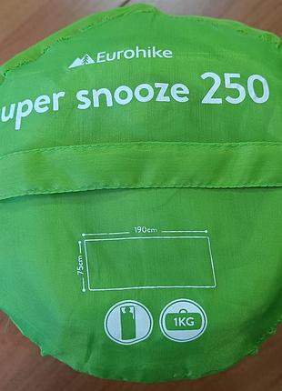 Спальный мешок eurohike super snooze 250