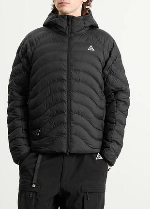 Оригінальна чоловіча куртка мікропуховик nike acg lava flow jacket black микропуховик оригинал мужской джекет hj3735-010 outdoor hike gorpcore tech