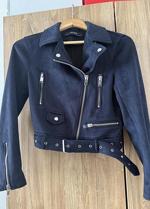 Куртка кожаная zara, розмір s