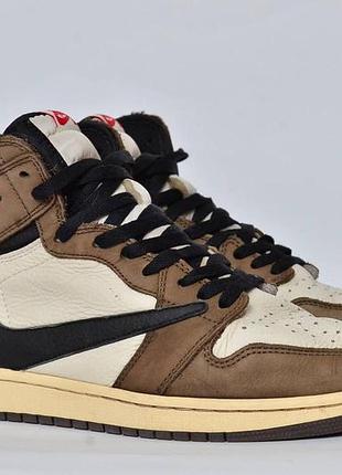 Nike air jordan 1 retro high og «mocha» 42,5р кроссовки джордан