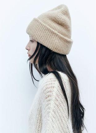 Тепла шапка zara m