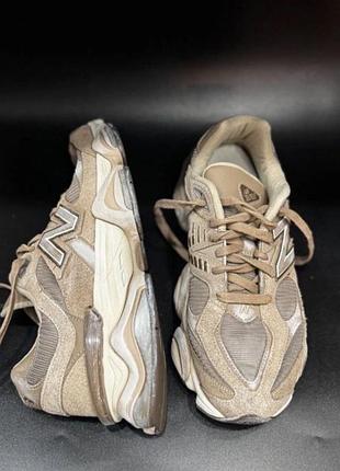 New balance 9060 розмір 44, бежеві, шкіра/нейлон