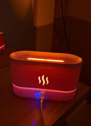 Ультразвуковой ароматизатор и увлажнитель воздуха с эффектом пламени flame aroma diffuser