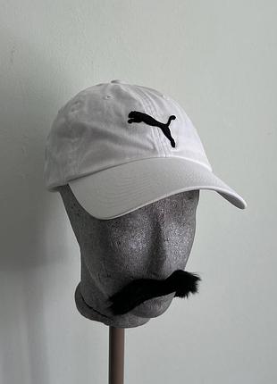 Белая бейсболка puma essentials cap оригинальная спортивная кепка пума