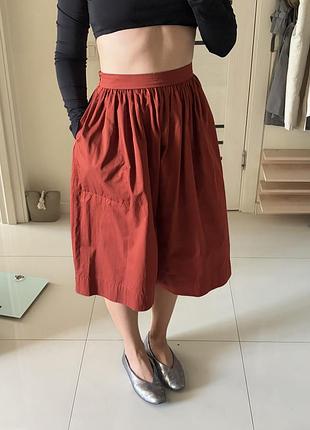 Спідниця zara теракотова