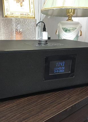 Настольная акустическая стереосистема i-box crystal /dab+/fm/bluetooth/20w