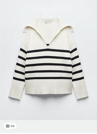 Светр у смужку zara
