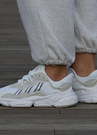 Кросівки adidas ozweego white grey