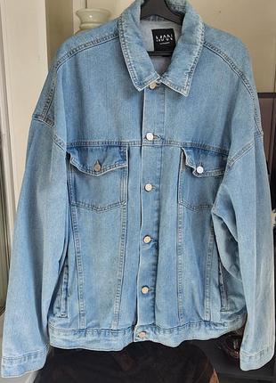 Куртка джинсова boohoo man xl-xxl розм.