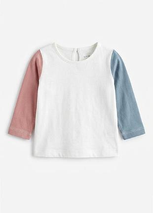 Лонгслив для девочки primark белый 80