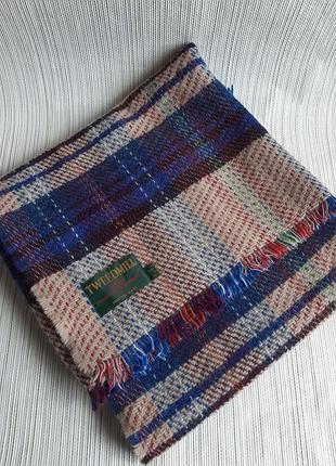 Шерстяной плед tweedmill (англия) из переработанной шерсти - 110х165 см