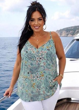 Блузка блуза майка розмір 3xl (54)