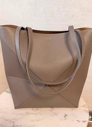 Сумка loewe тоут, шопер, шкіра