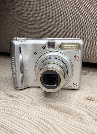 Цифровой фотоаппарат canon a540 винтажный