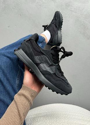 😍 женские кроссовки new balance 327 triple black