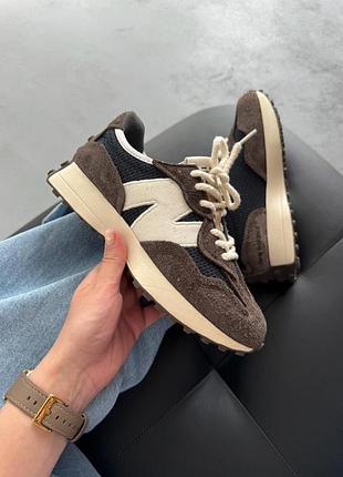 😍 жіночі кросівки new balance 327 brailed rich earth brown