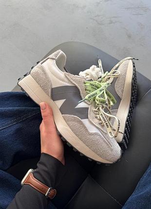 😍 жіночі кросівки new balance 327 grey extreme laces