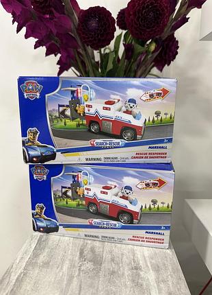 Paw patrol search & rescue marshall toy truck vehicle, 880 грн