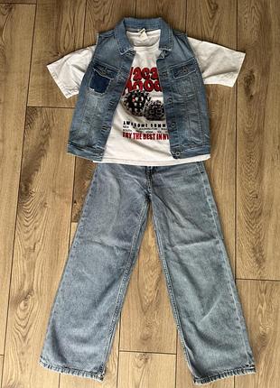 Zara комплект джинсовий ( 10 років)