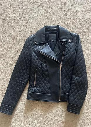Куртка шкіряна massimo dutti