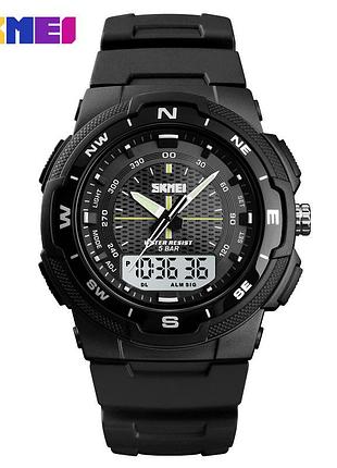 Мужские часы skmei 1454bkwt black-white