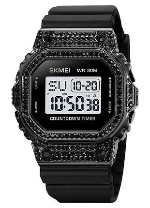 Женские часы skmei 2000bk black