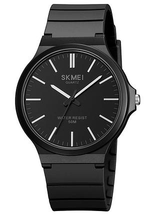 Мужские часы skmei 2108bksi black-silver