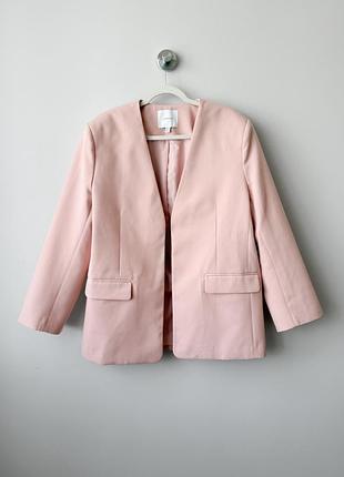 Піджак h&m edition рожевий персиковий