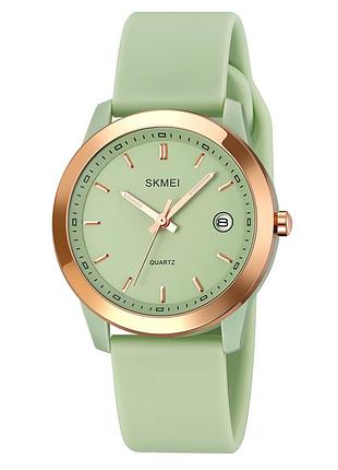 Классические женские часы skmei 2319gn green