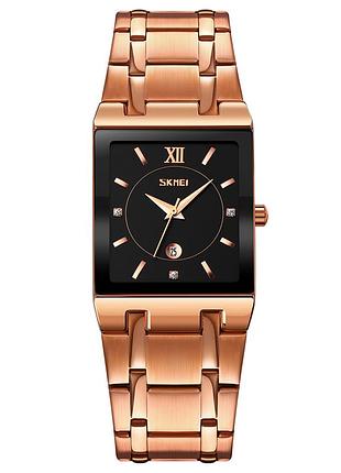 Женские часы skmei 9263rgbk rose gold-black