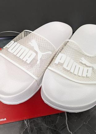 Шльопки унісекс шльопки puma білі
