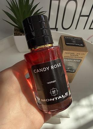 Парфуми тестер candy rose 60 мл жіночі, квітково-фруктовий аромат із трояндою та малиною (пф437.7)